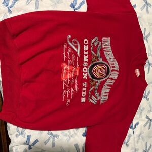 University of Alabama Crimson Tide Red Crewneck Sweatshirt